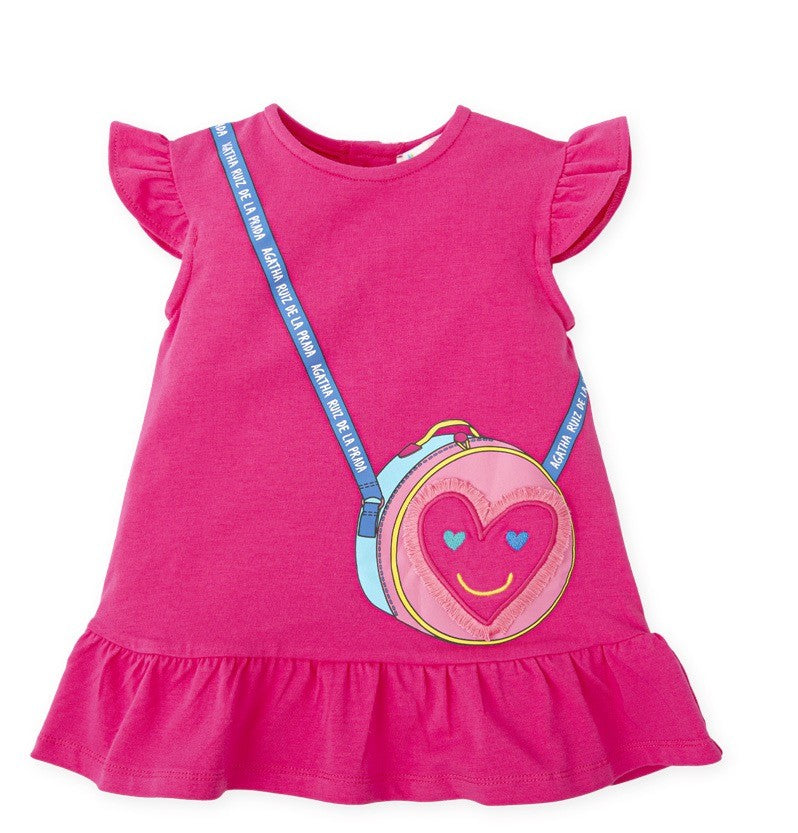 Agatha ruiz de la prada pink handbag dress