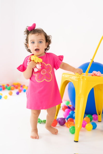 Agatha ruiz de la prada pink flower dress