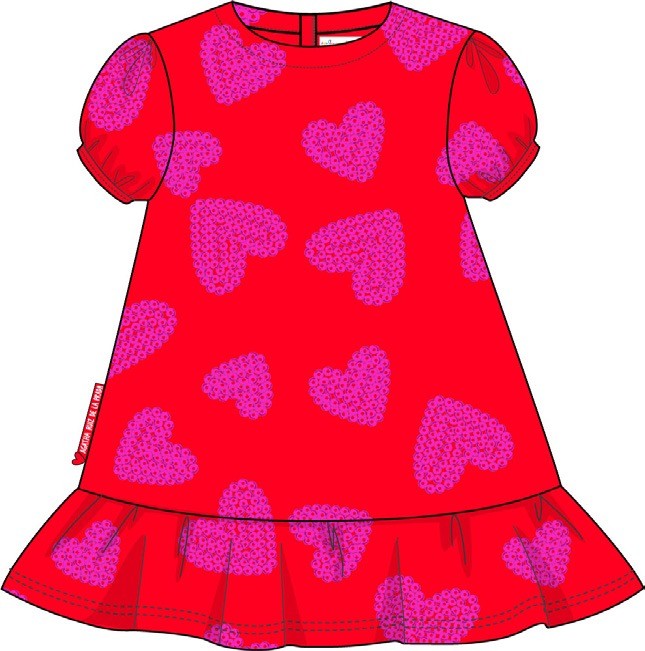 Agatha ruiz de la prada red heart dress