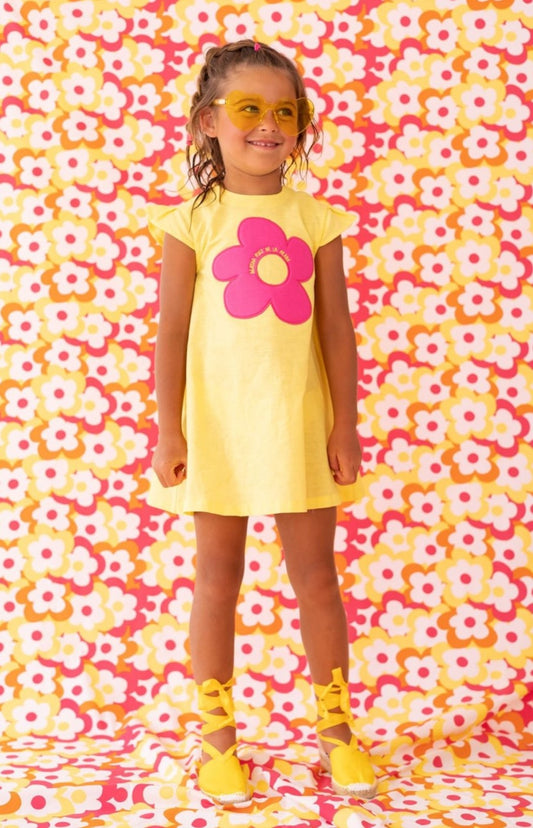 Agatha ruiz de la prada yellow flower dress